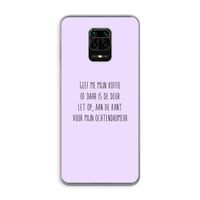 Ochtendhumeur: Xiaomi Redmi Note 9 Pro Transparant Hoesje