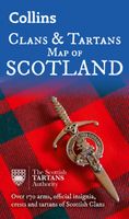 Historische Kaart Scotland Clans and Tartans Map | Collins