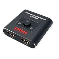 Roline HDMI-switch 2 + 1 poorten 3840 x 2160 Pixel - thumbnail