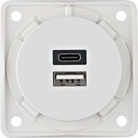 926202509  - USB power supply 2fold White 926202509 - thumbnail
