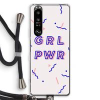 GRL PWR: Sony Xperia 1 III Transparant Hoesje met koord