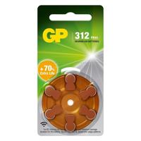 GP Hoorapparaatbatterij ZA312 bruin