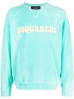 DSQUARED2 sweat à logo imprimé - Vert - thumbnail