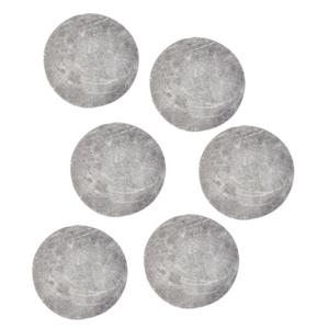 Magneten rond - zelfklevend - grijs - 12x stuks - D15 mm - hobby magneetjes