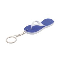Blauwe teenslippers sleutelhangers 8 cm - Sleutelhangers - thumbnail