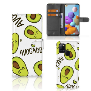 Samsung Galaxy A21s Leuk Hoesje Avocado Singing