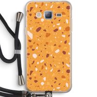 Terrazzo N°24: Samsung Galaxy J3 (2016) Transparant Hoesje met koord