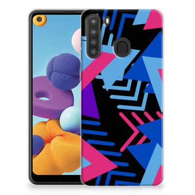 Samsung Galaxy A21 | TPU Hoesje | Funky Triangle
