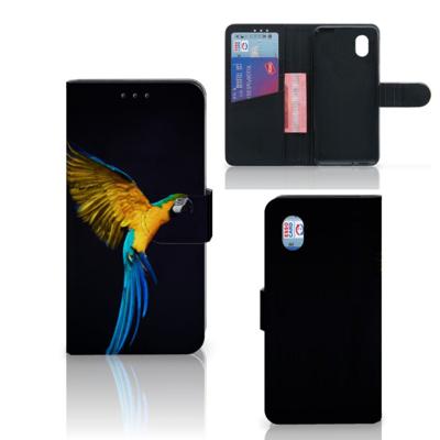 Alcatel 1B (2020) | Telefoonhoesje | Met pasjeshouder | Papegaai