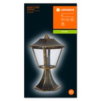 LEDVANCE 4058075206342 Endura Classic Traditional Staande buitenlamp LED E27 Zwart, Goud - thumbnail