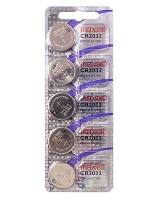 MAXELL speciale batterij CR2032, 5 stuks.