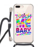 Touch Me: iPhone 8 Plus Transparant Hoesje met koord
