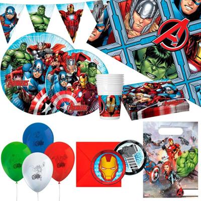 Set feestartikelen The Avengers 66 Onderdelen
