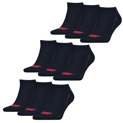Levi's Quarter Sokken 9-pack Batwing Logo Navy-35/38