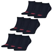 Levi's Quarter Sokken 9-pack Batwing Logo Navy-43/46