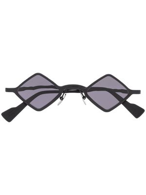 Kuboraum lunettes de soleil à monture carrée - Noir