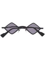 Kuboraum lunettes de soleil à monture carrée - Noir