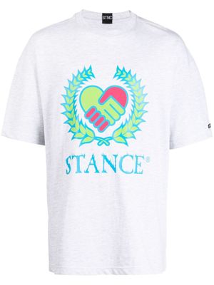 Stance t-shirt à logo imprimé - Gris