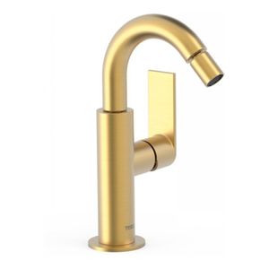 Bidetkraan Tres Loft | Opbouw | Mengkraan | 1-hendel | Rond | 24k Goud mat