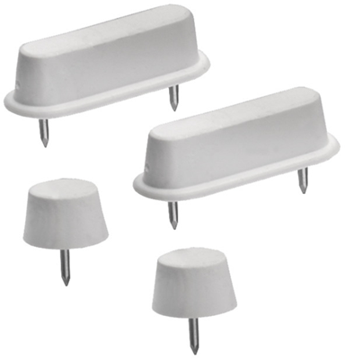 Cornat gummi stop wc-bril hout (4st) - tec365017