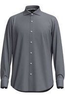 BOSS Regular Fit Overhemd grijs, Effen