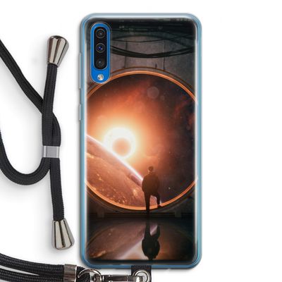 Ephemeral: Samsung Galaxy A50 Transparant Hoesje met koord