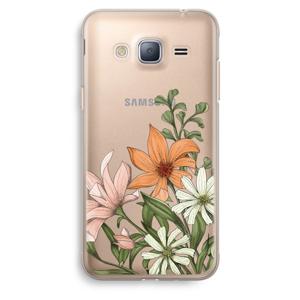 Floral bouquet: Samsung Galaxy J3 (2016) Transparant Hoesje