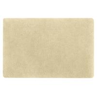 Spirella badkamer vloer kleedje/badmat tapijt - hoogpolig en luxe uitvoering - beige - 50 x 80 cm