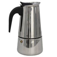 RVS moka/espresso koffiemaker voor 4 kopjes - Percolators - thumbnail