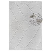 Vloerkleed Perrotin - Crème Wit maat: 240x80cm - materiaal: Polyester - Dekbed-Discounter.nl