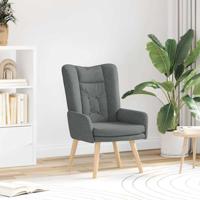 Fauteuil Donkergrijs 63 x 67 x 94 cm Sherpa Stof