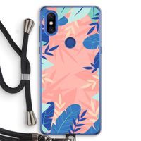 Tropisch: Xiaomi Mi Mix 3 Transparant Hoesje met koord
