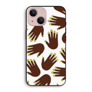 Hands dark: iPhone 13 mini Biologisch afbreekbaar hoesje