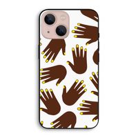 Hands dark: iPhone 13 mini Biologisch afbreekbaar hoesje