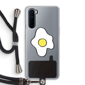 Spiegelei: OnePlus Nord Transparant Hoesje met koord
