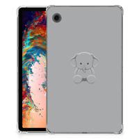 Samsung Galaxy Tab A9 Tablet Back Cover Grijs Baby Olifant - thumbnail