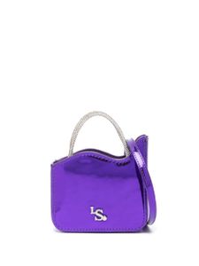 Le Silla mini sac Ivy en cuir - Violet