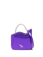 Le Silla mini sac Ivy en cuir - Violet - thumbnail