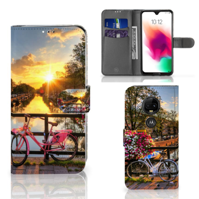 Motorola Moto G7 | G7 Plus | Flip Cover | Amsterdamse Grachten