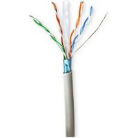 Netwerk Kabel Rol | CAT6 | Stranded | F/UTP | CCA | 100.0 m | Binnenshuis | Rond | PVC | Grijs | Gif - thumbnail