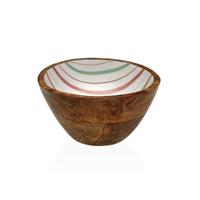 Kom Versa Flint Mangohout 13 x 7 x 13 cm