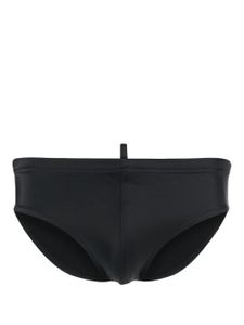 DSQUARED2 slip de bain à logo imprimé - Noir