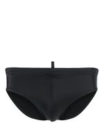 DSQUARED2 slip de bain à logo imprimé - Noir - thumbnail