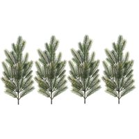 4x Groene kersttakken / dennentakjes 66 cm kerstversiering