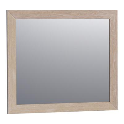 Brauer Citrine Spiegel - 80 cm - Rechthoekig - Lamellen - Eiken Wit Frame
