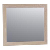 Brauer Citrine Spiegel - 80 cm - Rechthoekig - Lamellen - Eiken Wit Frame