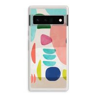 Bold Rounded Shapes: Google Pixel 6 Pro Transparant Hoesje