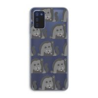Cats: Samsung Galaxy A03s Transparant Hoesje