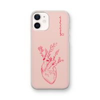 Blooming Heart: iPhone 12 Transparant Hoesje