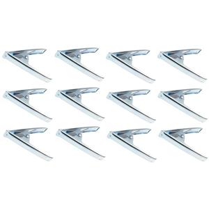 Benson Zeilklem - 12x - 15 cm - zeilclip - metaal - 15 cm